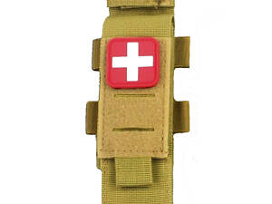 Подсумок для турникета Molle + патч Койот цвет