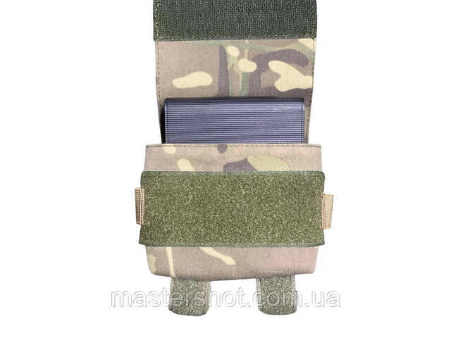 Подсумок карман (противовес) для аксессуаров на кавер для баллистического шлема Fast Mandrake мультикам ms - Фото 7