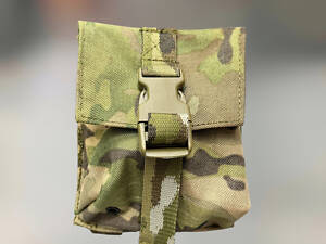 Подсумок под 2 гранаты на Молли, Мультикам, WINTAC, Cordura 1000D, тактический чехол под две гранаты на Молли