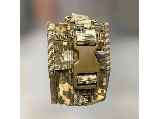 Подсумок под рацию на молли, Пиксель, Cordura 1000D, WINTAC, тактический чехол для рации на молли - Фото 1