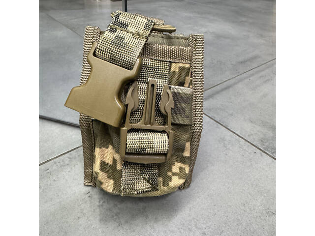 Подсумок под рацию на молли, Пиксель, Cordura 1000D, WINTAC, тактический чехол для рации на молли - Фото 4