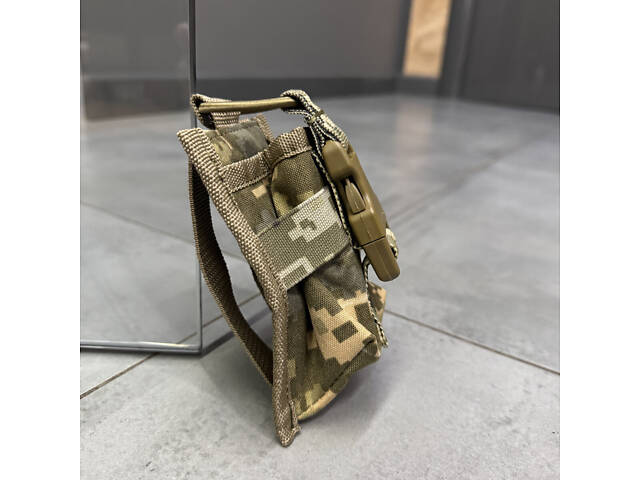 Подсумок под рацию на молли, Пиксель, Cordura 1000D, WINTAC, тактический чехол для рации на молли - Фото 6