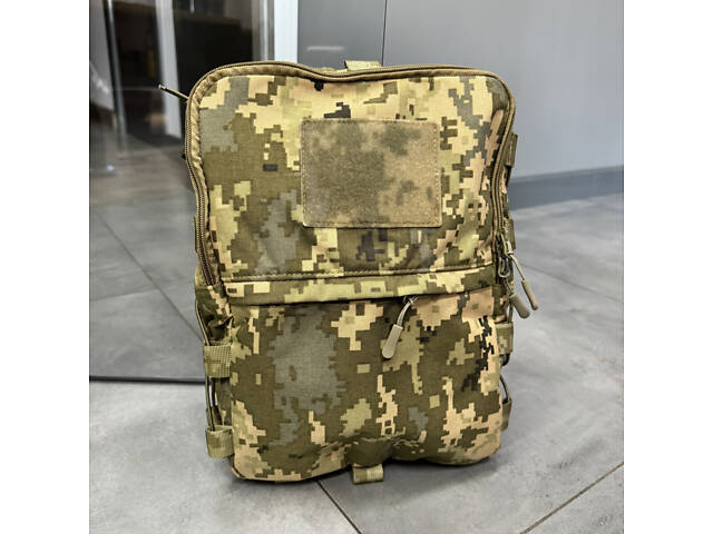 Подсумок-рюкзак сухарный на плитоноску с Молли, Пиксель, Cordura, сумка сухарная тактическая, сумка сухарка - Фото 10