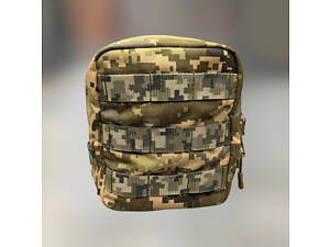 Подсумок утилитарный на Молли, Пиксель, WINTAC, Cordura 1000D, административный подсумок тактический