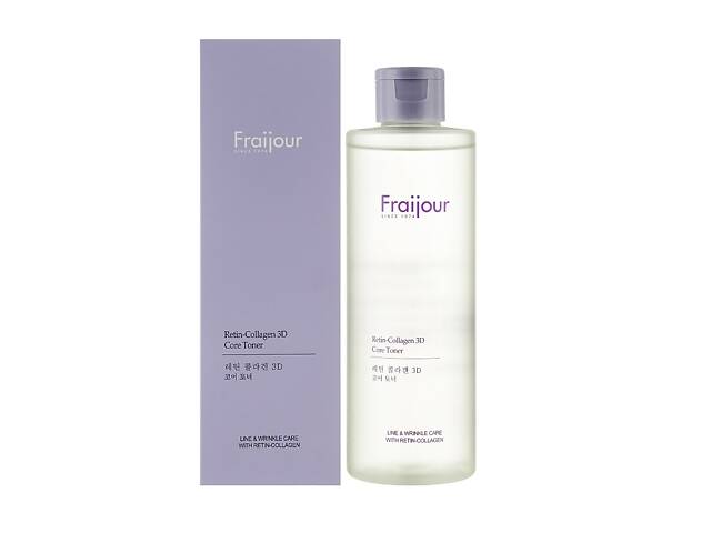 Подтягивающий тонер для лица с коллагеном и ретинолом Fraijour Retin-Collagen 3D Core Toner 250 мл (8802929008080)