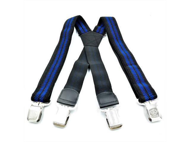 Підтяжки Weatro Чорно-сині (new-X0041) - Фото 3