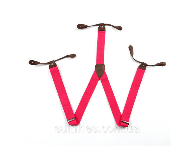 Підтяжки на гудзик фуксія PNP-5809 - Фото 1