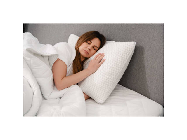 Подушка Ardesto Sleepwell, 40х60см, прямокутна, піна меморі, біла (ART4060SHP) - Фото 3