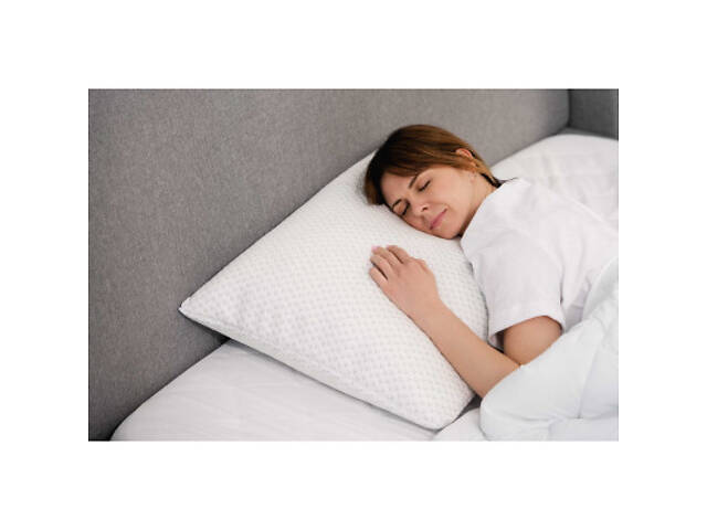 Подушка Ardesto Sleepwell, 40х60см, прямокутна, піна меморі, біла (ART4060SHP) - Фото 2