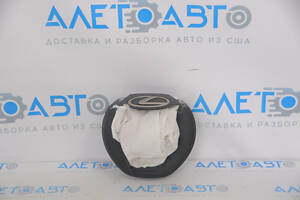 Подушка безопасности airbag в руль водительская Lexus ES300h ES350 13-15 дорест стрельнувшая, дефект фишки