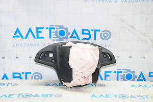 Подушка безпеки airbag в кермо водійська Lincoln MKZ 13-20 чорна, стрільнувши