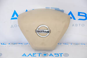 Подушка безопасности airbag в руль водительская Nissan Pathfinder 13-20 беж