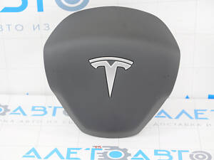 Подушка безопасности airbag в руль водительская Tesla Model 3 18- черн