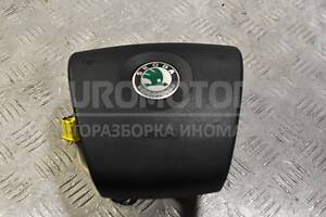 Подушка безопасности руль Airbag Skoda Fabia 2007-2014 5J0880201D
