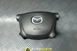 Подушка безопасности руля AIRBAG водителя B33P57K00, T93189A на Mazda 323 BJ, 323F 1998-2004 год