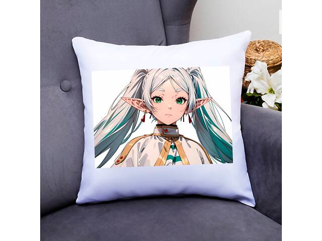 Подушка декоративная Кавун Frieren beyond journey's end 40x40 см (П000796)