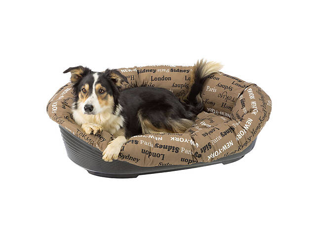 Подушка для лежака для собак і кошек Ferplast Sofа' Cushion Cities (Ферпласт Софа Кушин Ситиес) 96 х 71 х h 32 см - 10 - Фото 3