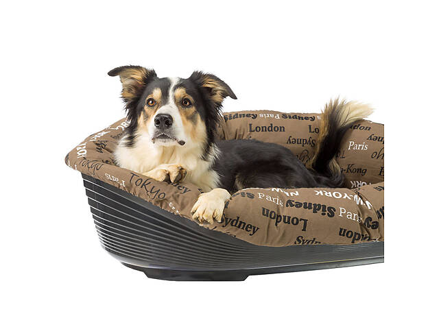 Подушка для лежака для собак і кошек Ferplast Sofа' Cushion Cities (Ферпласт Софа Кушин Ситиес) 96 х 71 х h 32 см - 10 - Фото 4