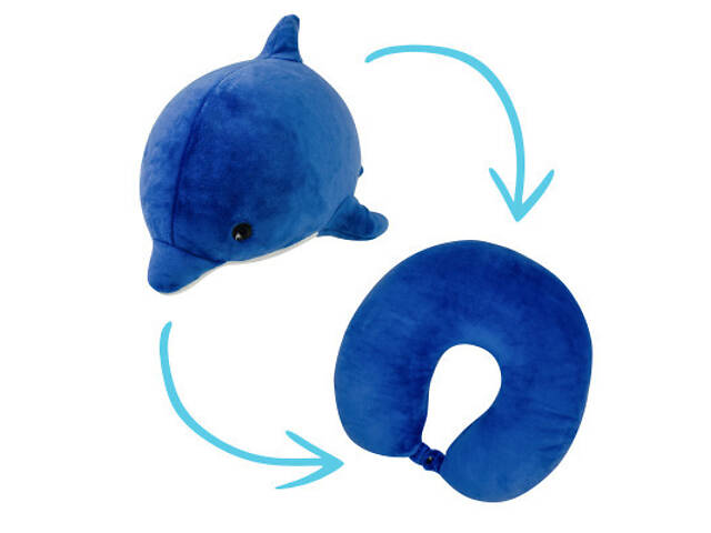 Подушка Home Line дорожня трансформер 'Дельфин' (160431) - Фото 1