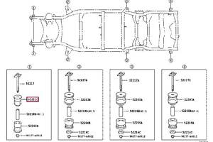 Подушка рамы 522010C020