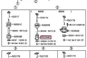 Подушка рамы 5220435110