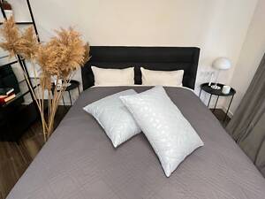 Подушки стеганые холлофайбер в микрофибре 50х70см (Перышко)