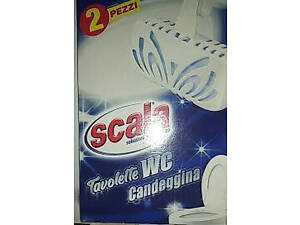 Подвески для унитаза с отбеливающим эффектом 2шт ScalaTavolette WC Candeggina 8006130504380