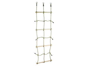 Подвесная двойная лесенка для детской площадки