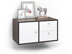 Підвісна тумба Прайм-21-4 ВЕНГЕ МАГІЯ-БІЛА АЛЯСКА