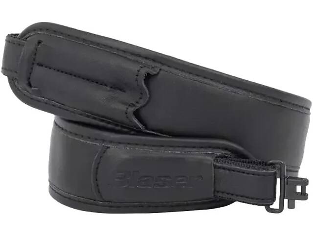 Погонний ремінь для перенесення зброї Blaser. Матеріал - теляча шкіра. Колір - коричневий. - Фото 1