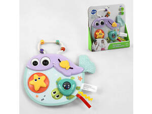 Погремушка E 268 (24) 'Hola' трещотка, шелестящий элемент, пальчиковый лабиринт, в коробке