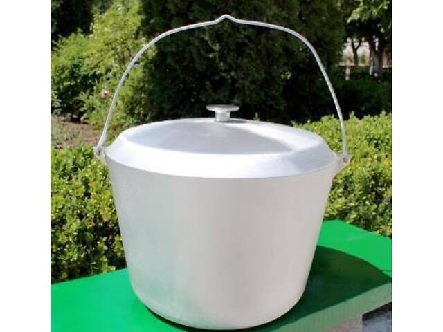 Похідний алюмінієвий казан 10 л із кришкою - Фото 4