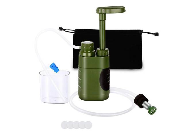 Похідний фільтр для води портативний туристичний Purewell 3000L, з ресурсом 3000 літрів - Фото 1