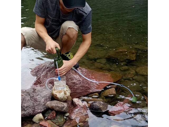 Похідний фільтр для води портативний туристичний Purewell 3000L, з ресурсом 3000 літрів - Фото 6