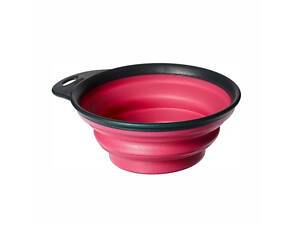 Поїлка для собак зі складною мискою Dexas Snack Duo Пляшка подвійна для води та корму похідна