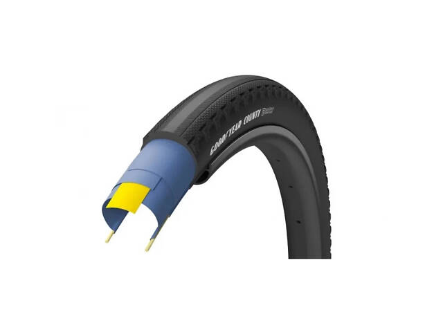Покрышка GoodYear 700x40 40-622 County tubeless complete folding 120tpi Black (1084-TIR-85-10) - Фото 1