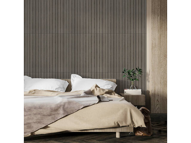 Покриття вінілове самоклеюче 3D рейки 600х600х2,8мм SW-00003245 - Фото 6