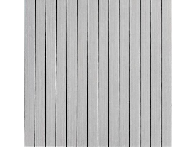 Покрытие виниловое самоклеющееся 3D рейки скандинавский белый шпон 600*600*2,8мм (D) SW-00002197 - Фото 1