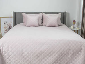 Покрывало евро ТЕП Velour Ромб круглый 4-00518_33874 240х260 см лавандовое