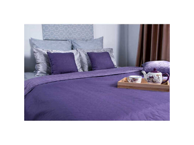 Покривало Руно двостороннє VeLour Фіолетове 180 х 220 см (340.55_Violet) - Фото 7