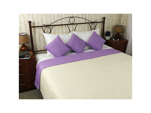 Покривало Руно Двостороннє Севілья лілово-молочне 220х240 см (330.52У_Севілья) - Фото 4