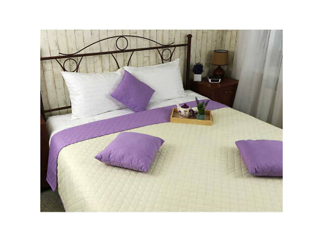 Покривало Руно Двостороннє Севілья лілово-молочне 220х240 см (330.52У_Севілья) - Фото 6