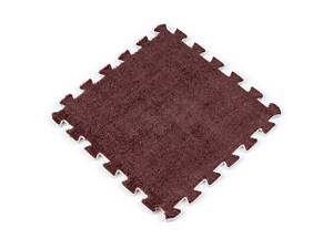 Пол-пазл плюшевый КОРИЧНЕВЫЙ 30*30*1cm (D) SW-00002082