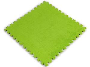 Підлога-пазл плюшевий САЛАТОВИЙ 60*60*1cm (D) SW-00002095