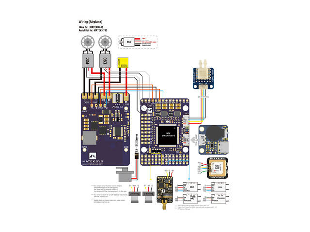 Політний контролер Matek H743 WING V3 - Фото 3