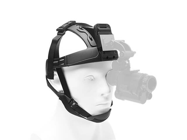 Полімерне NVG кріплення на голову для встановлення підйомного механізму або NVG адаптера Nectronix RO1 - Фото 5