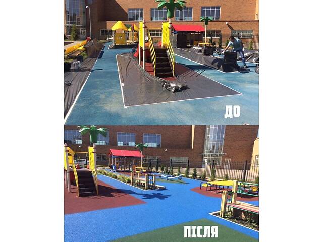 Поліуретанова фарба 1 кг - Синій - Фото 4