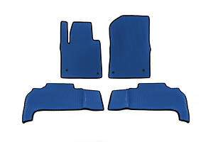 Полиуретановые коврики (2007-2012, EVA, Синий) для Toyota Land Cruiser 200