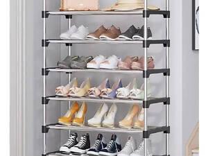 Полиця для взуття 6 секцій New shoe rack 56 х 28 х 113 см