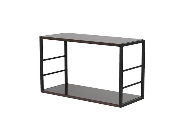 Полка книжная Art In Head 2 Ferrumon 630x370x260 Черный/Венге (109080117) - Фото 1